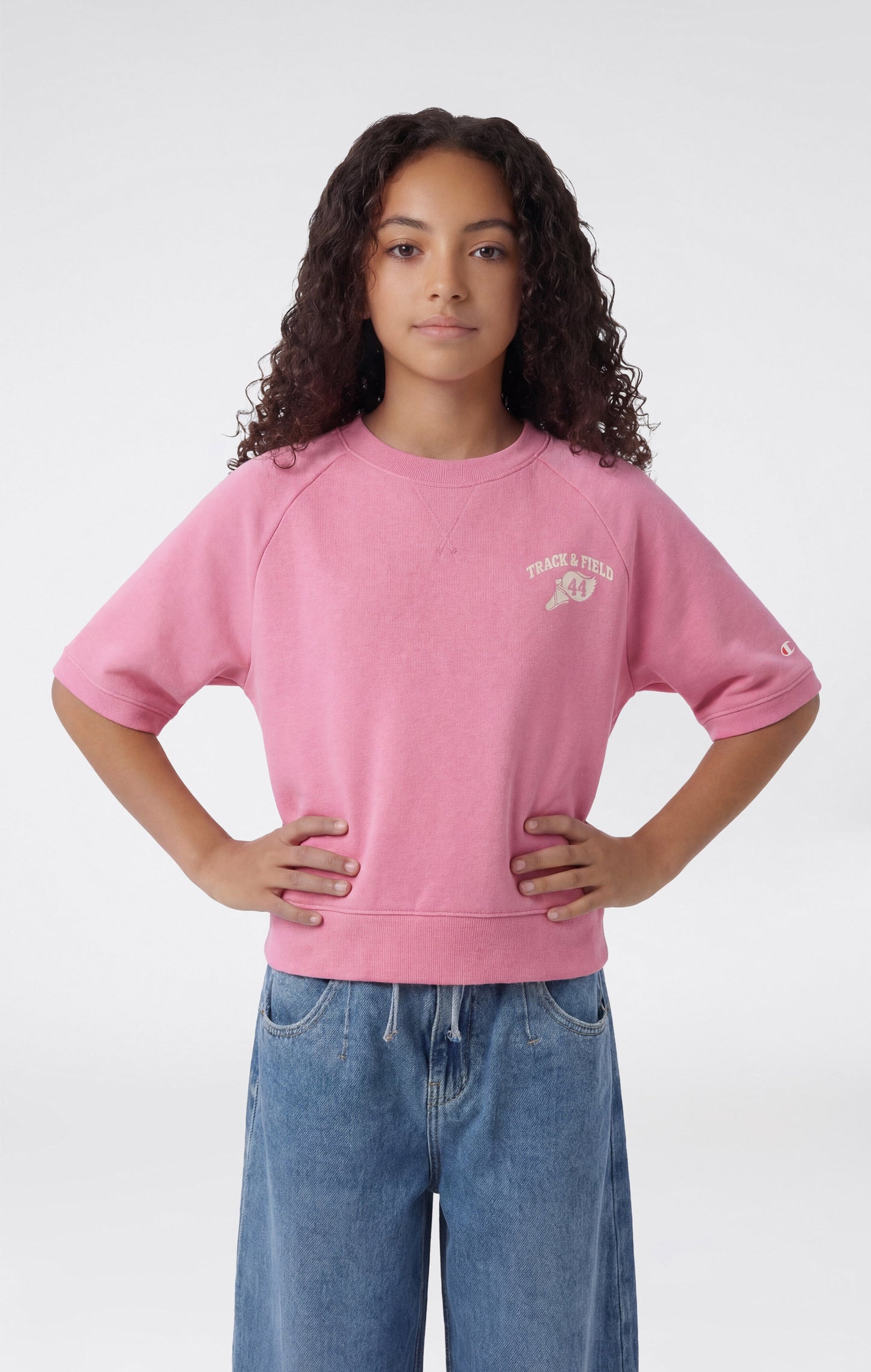 Girls' Short Sleeve Sweatshirt Icons