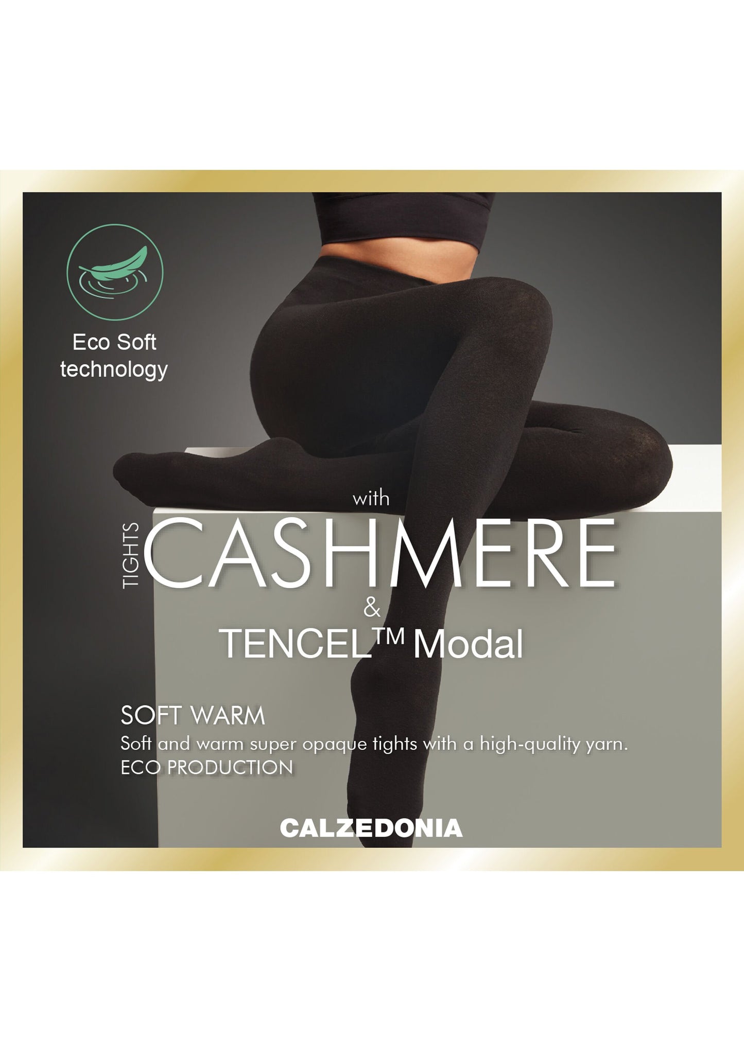 Matt Opaque Tights with Cashmere and Modal