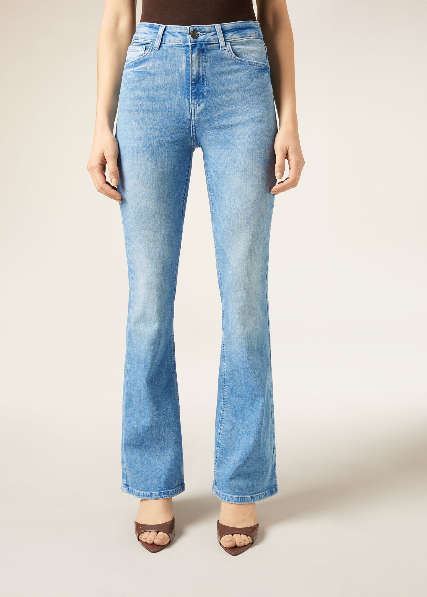 Flared Stretch Jeans