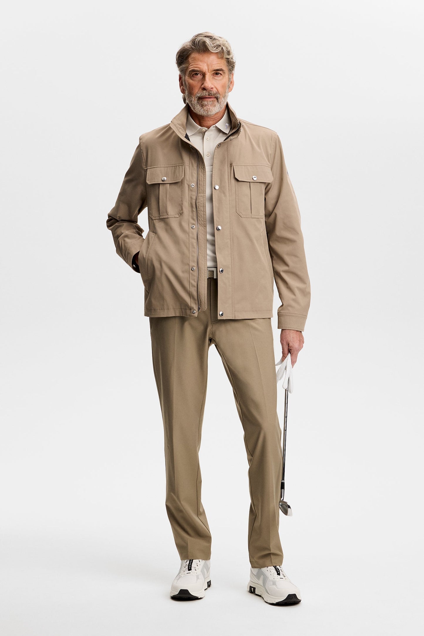 Mitch pant Micro High Stretch / Brindle